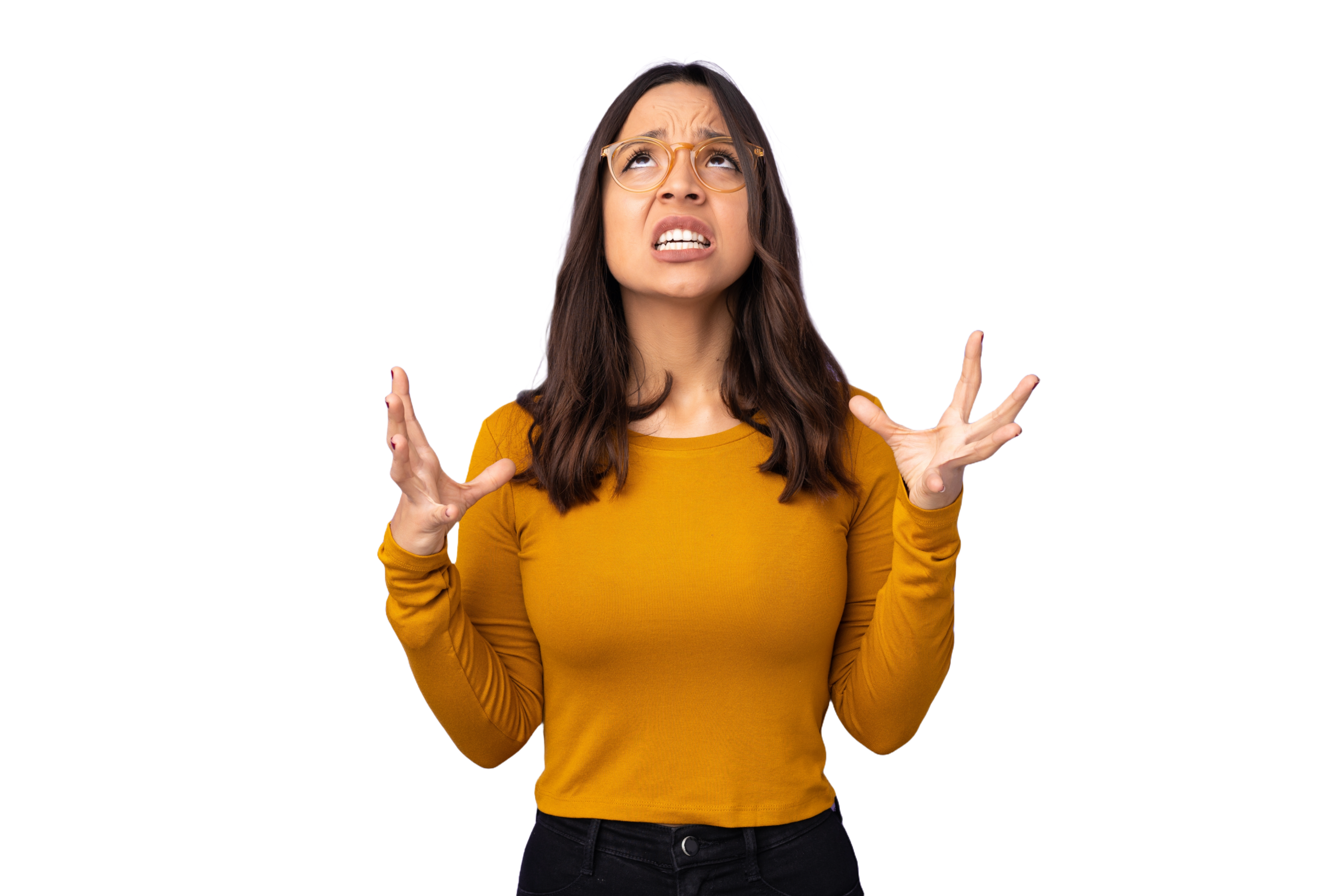 Concerned woman